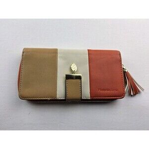 Pomelo West 3 Stripe Full Size Long Wallet